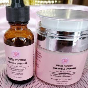 Farewell Wrinkles And Dark Spots Daily Serum + Cream Set